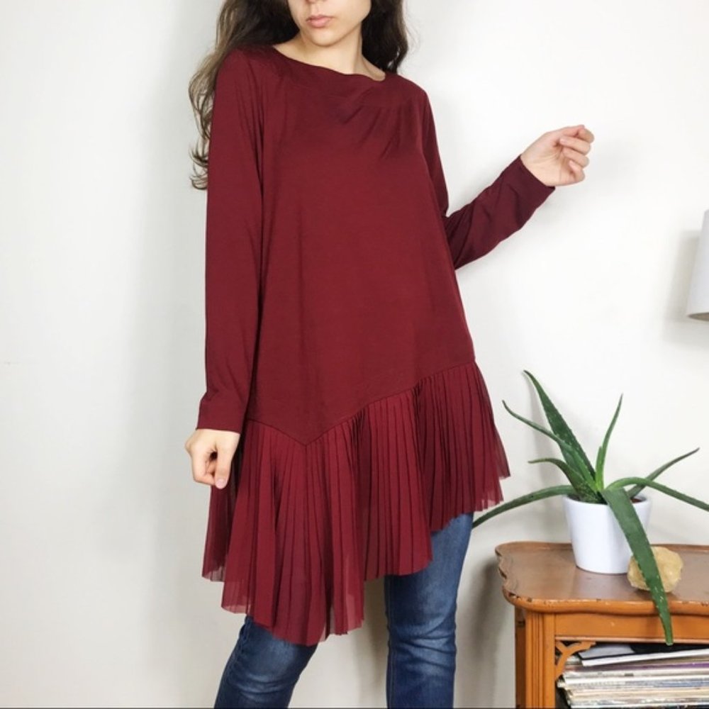 Soft Surroundings Operetta Asymmetrical Tunic Top